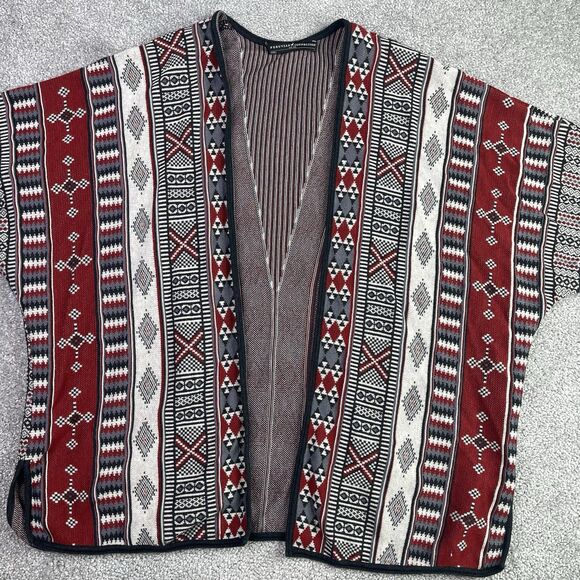 Peruvian Connection Open Cardigan Women’s Large Dolman Sleeves Aztec Southwest - Picture 2 of 9